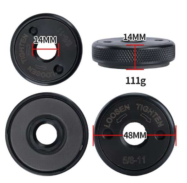 🏆Flash Sale⚡ 50K+ SOLD! Almost Gone💥5/8‑11 Angle Grinder Flange Nut
