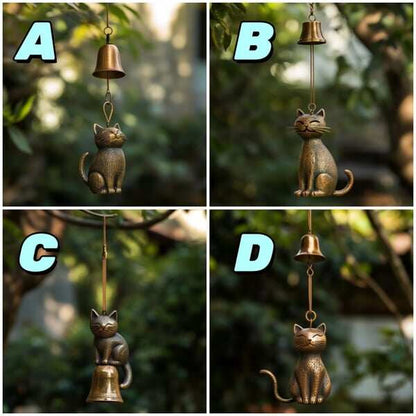 ✨🔥Handmade Retro Cat Wind Chime