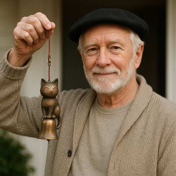 ✨🔥Handmade Retro Cat Wind Chime