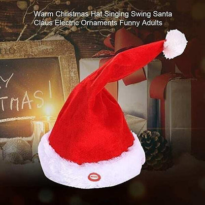 🎁🎅 Electric Christmas Hat🔥Can Sing&Dance💃🎵
