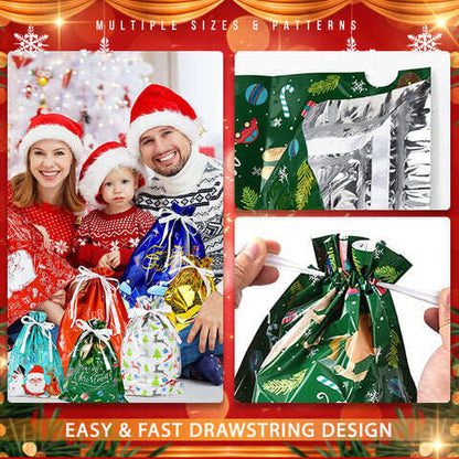 🎅🌲Christmas Promotion 🎁Christmas Gift Bags with Ribbons