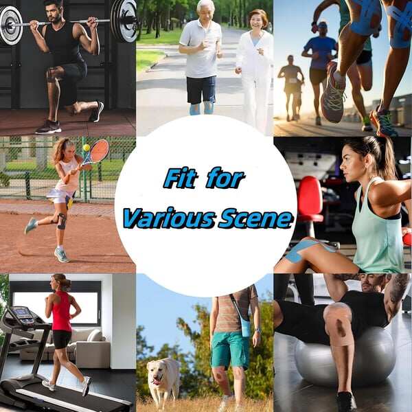 🔥🩹10/20pcs Precut Kinesiology Tape For Knees🦵