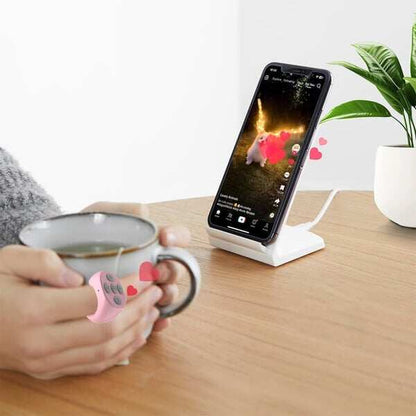 ⏳Fingertip Wireless Bluetooth Remote Control🤳Fingertip Selfie/Video Control/ Auto Page Turner for Phones