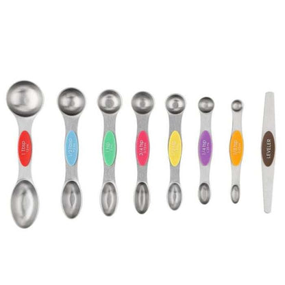 🥄✨Stainless Steel Magnetic Measuring Spoons Set
