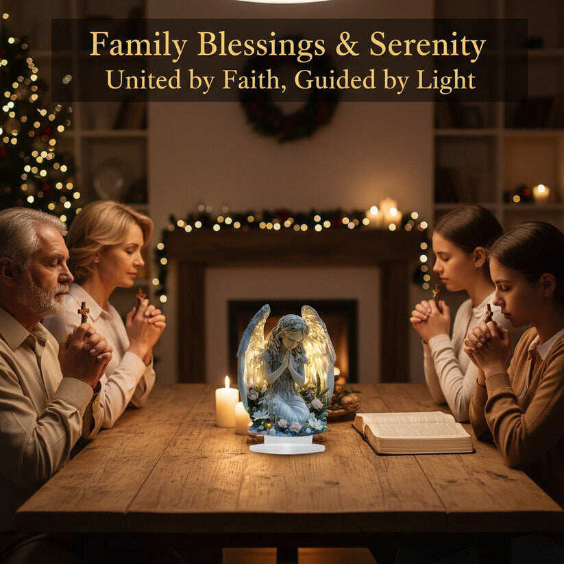 ❤️Guardian Angel Statue with Light🎁