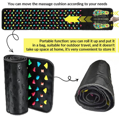 🔥Reflexology Foot Massage Mat🎁💝Stone Walkway Style, Acupressure for Pain & Fatigue Relief☺️