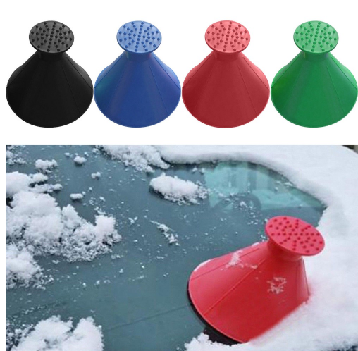 ✨Magical Car Ice Scraper🔥HOT SALE🔥Miracle Snow Windshield Car Window Cone Ice Scraper❄️