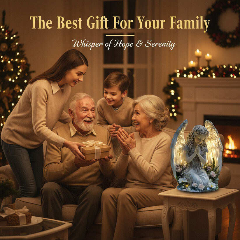 ❤️Guardian Angel Statue with Light🎁