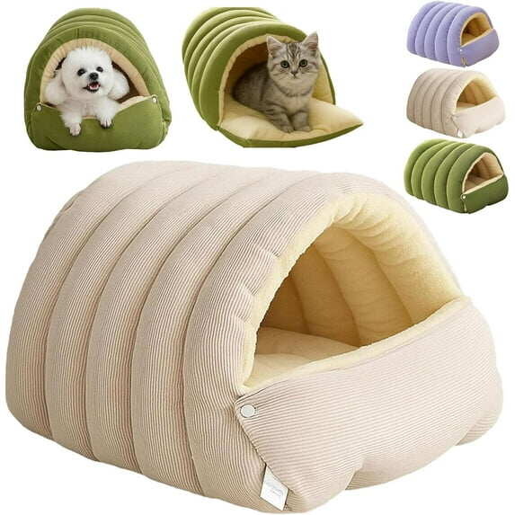 ⏳LAST DAY🔥CLEARANCE SALE🐈Removable and Washable Winter Closed-off Cat Bed💝