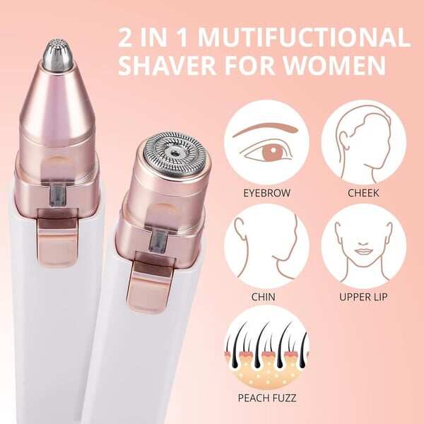 🔥🔥2-in-1 Women's Eyebrow and Facial Hair Removal Device