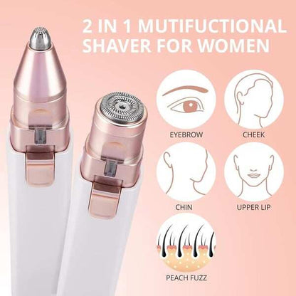 🔥🔥2-in-1 Women's Eyebrow and Facial Hair Removal Device