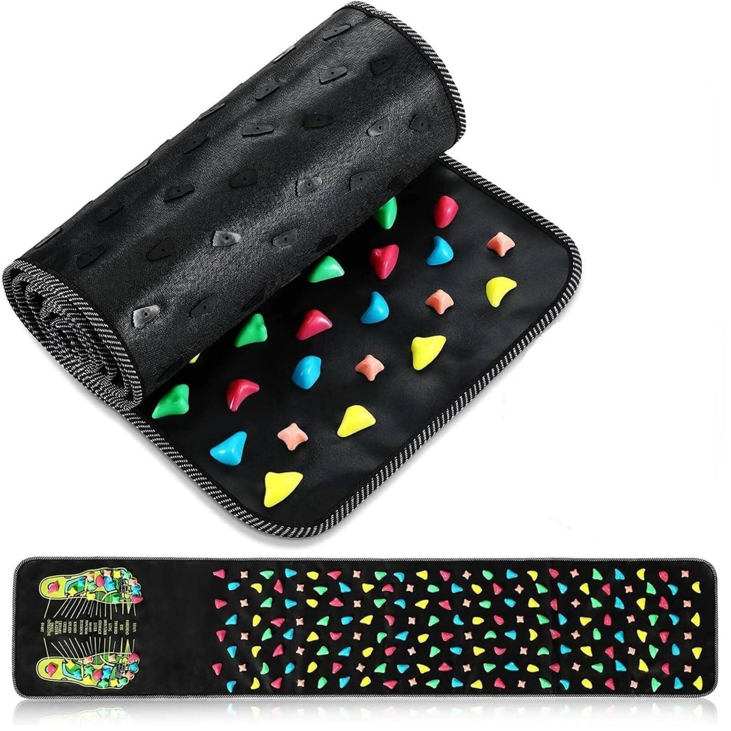 🔥Reflexology Foot Massage Mat🎁💝Stone Walkway Style, Acupressure for Pain & Fatigue Relief☺️