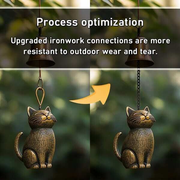 ✨🔥Handmade Retro Cat Wind Chime