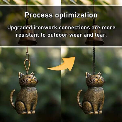 ✨🔥Handmade Retro Cat Wind Chime