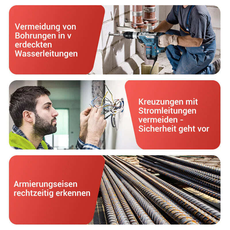 ⏳50% reduziert!🔥Multifunktionaler Handheld Metall und Wand Detektor