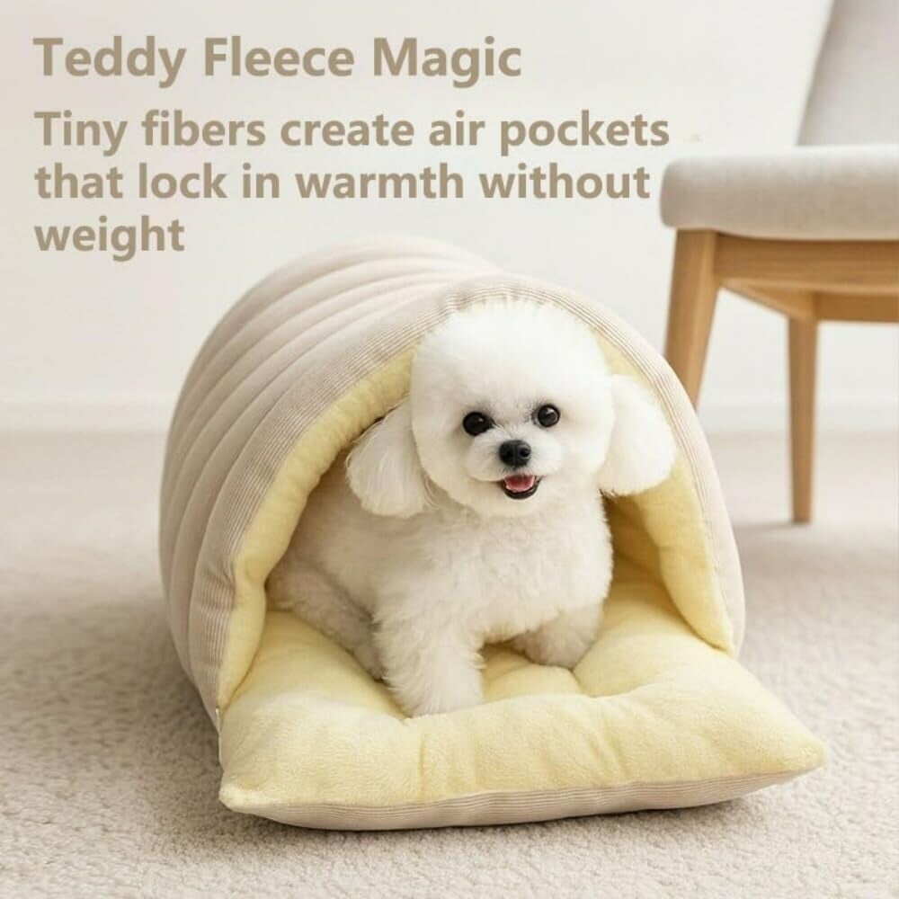 ⏳LAST DAY🔥CLEARANCE SALE🐈Removable and Washable Winter Closed-off Cat Bed💝