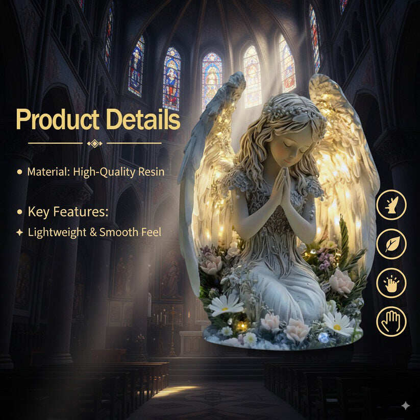 ❤️Guardian Angel Statue with Light🎁