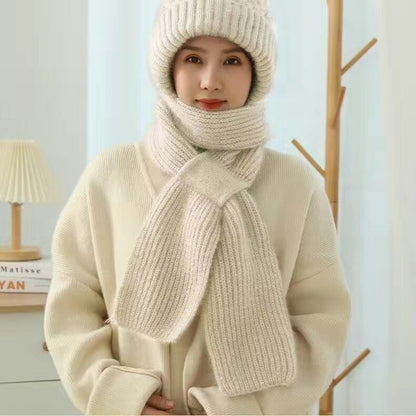 🌲Christmas Promotion🎄✨Winter Versatile Knitted Hooded Scarf for Women❄️High Quality, Warm&Comfortable