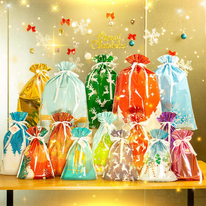 🎅🌲Christmas Promotion 🎁Christmas Gift Bags with Ribbons