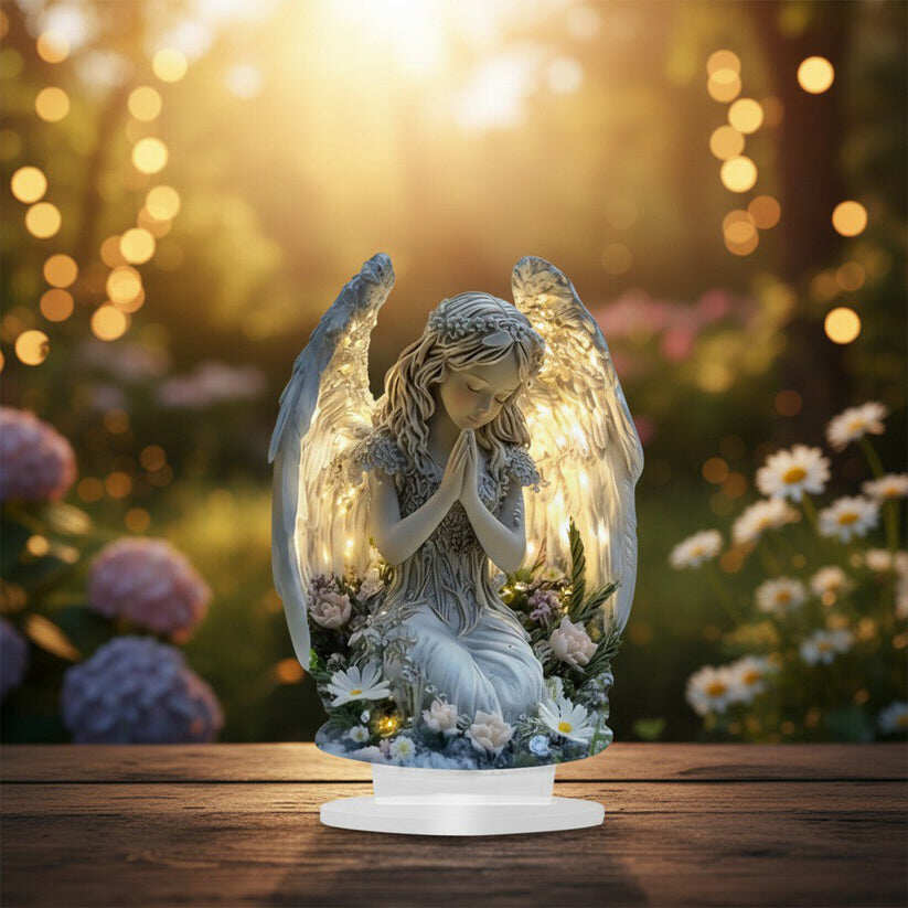 ❤️Guardian Angel Statue with Light🎁