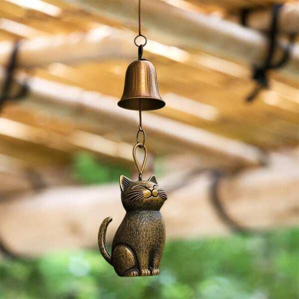 ✨🔥Handmade Retro Cat Wind Chime
