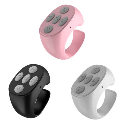 ⏳Fingertip Wireless Bluetooth Remote Control🤳Fingertip Selfie/Video Control/ Auto Page Turner for Phones