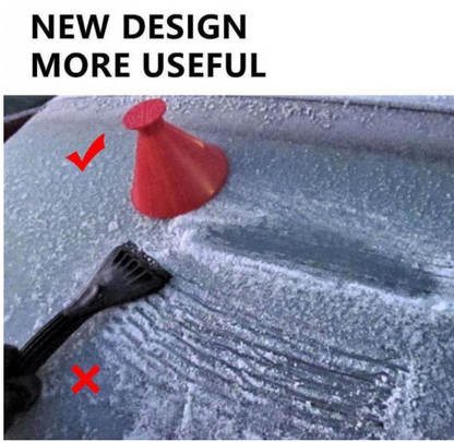 ✨Magical Car Ice Scraper🔥HOT SALE🔥Miracle Snow Windshield Car Window Cone Ice Scraper❄️