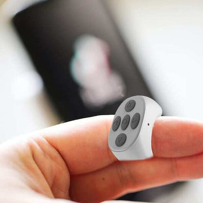 ⏳Fingertip Wireless Bluetooth Remote Control🤳Fingertip Selfie/Video Control/ Auto Page Turner for Phones