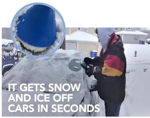 ✨Magical Car Ice Scraper🔥HOT SALE🔥Miracle Snow Windshield Car Window Cone Ice Scraper❄️