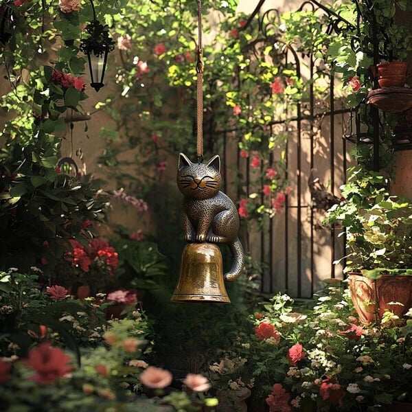 ✨🔥Handmade Retro Cat Wind Chime