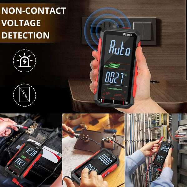 ⚡USB Rechargeable Digital Multimeter🔋– 6000 Counts, Large Color Screen & Backlight! 🛠️🔌