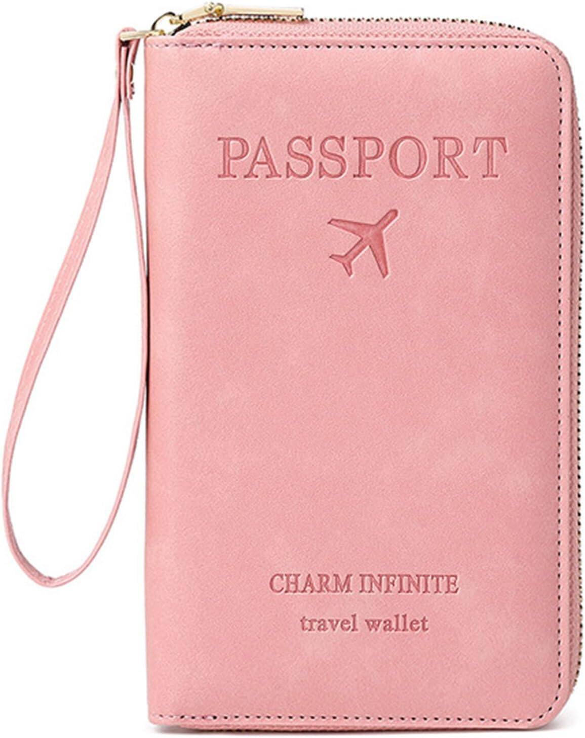 🔐 Multifunctional RFID Passport Wallet ✈️Anti-Theft Protection🛡️Tidy Travel Organizer